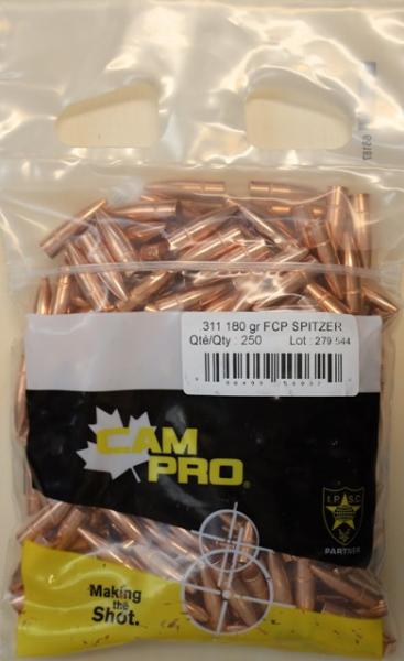 CAM PRO FMJ .303 .311" 180Grain SP